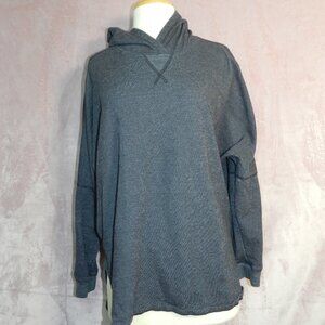 Womens Grey The North Face Hoodie Shirt Size L